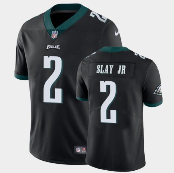 Men's Black Philadelphia Eagles #2 Darius Slay JR Vapor Untouchable Limited Stitched Jersey